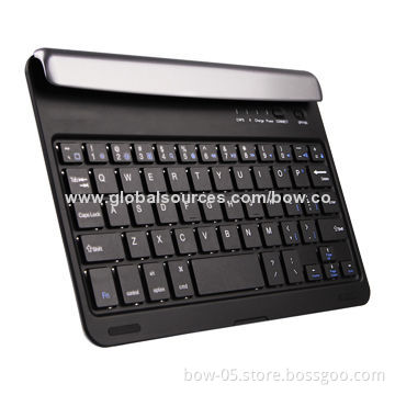 Wireless Bluetooth 3.0 Keyboard Case for iPad Mini 1/2 with Hinge